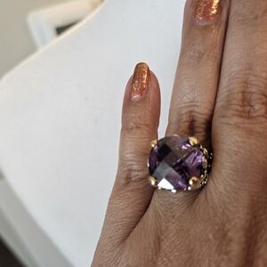 Elegant Purple Gemstone Ring